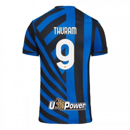 Camiseta de fútbol Inter Milan Thuram 9 1ª equipación 2024-25 Camiseta de fútbol Inter Milan Thuram 9 1ª equipación 2024-25